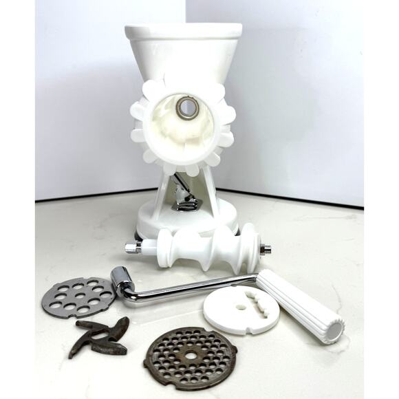 Pedrini Unversal Mincer Original Box w/all Attachments & Paperwork - Picture 4 of 5